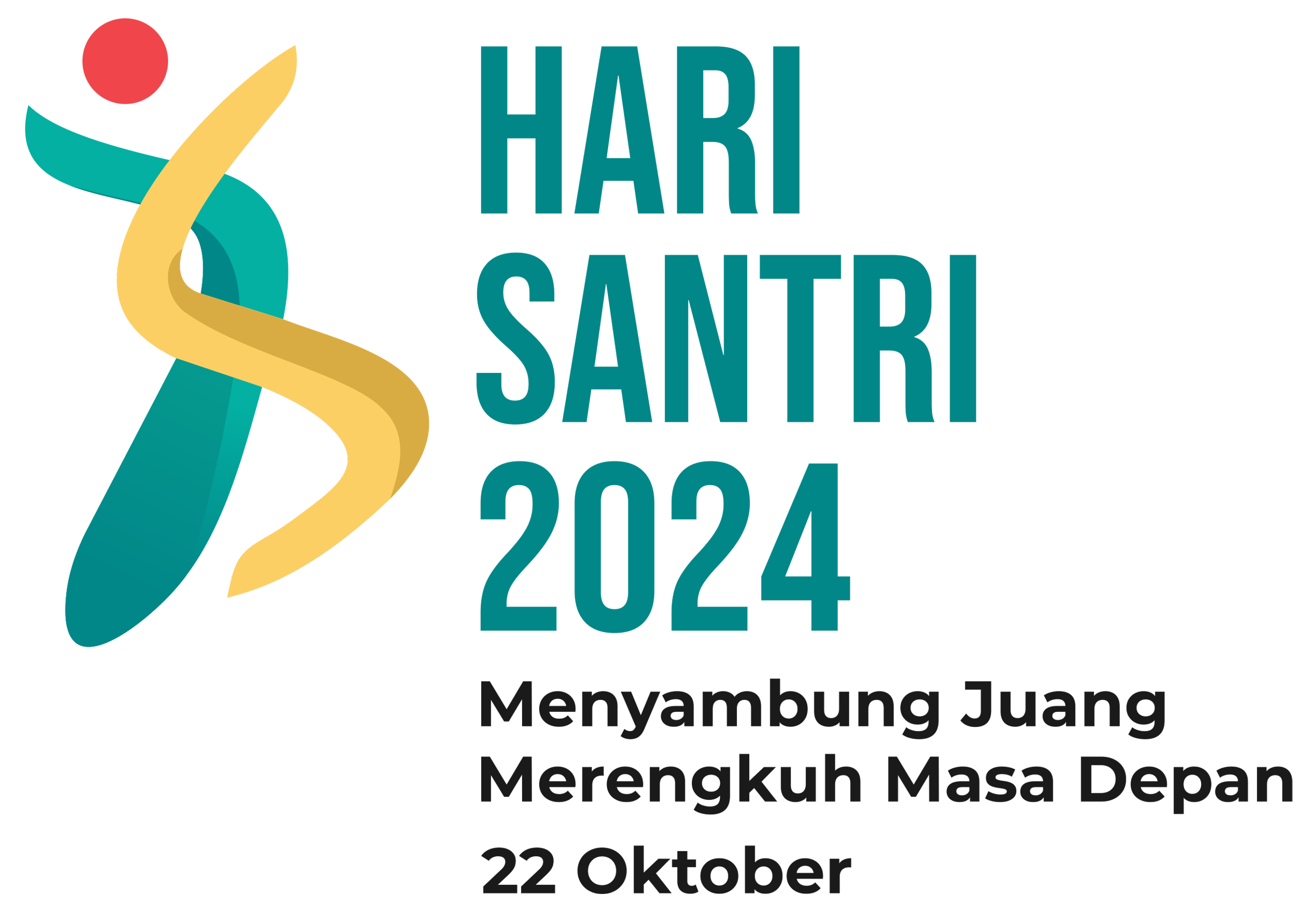 Logo Hari Santri Nasional 2024 resmi dari Kemenag. Hari Santri diperingati setiap 22 Oktober. (Kemenag)